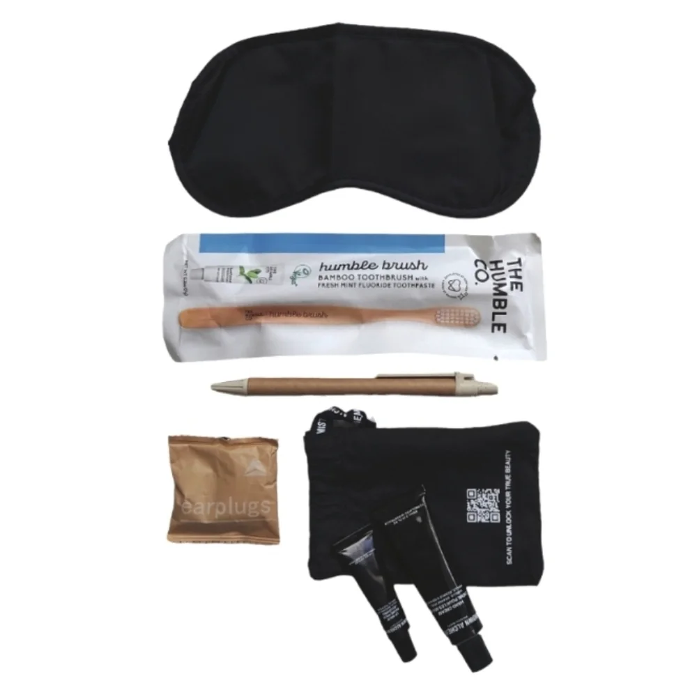 DELTA ONE + SOMEONE SOMEWHERE Business Class Travel Amenity Kit Cosmetic Pouch